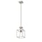 Z-Lite Quadra 1 Light Mini Pendant, Brushed Nickel + Black 456MP-BN-BK - alternate 4